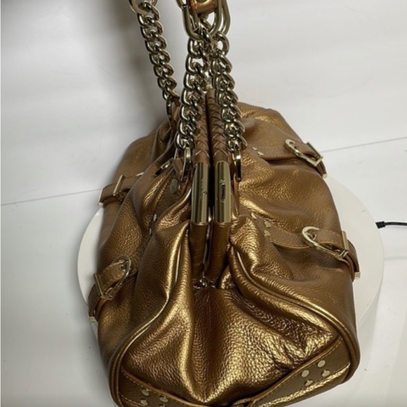 Versace gorgeous Medusa gold leather see pictures please. Price Form - Picture 3 of 14